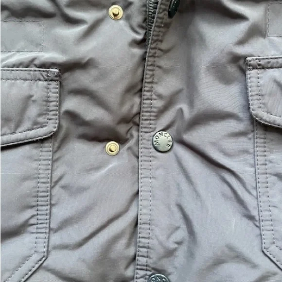 Moncler Kids Yang Long Down Jacket in Night Blue